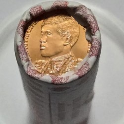 Thailand 50 Stang Bunc Orignal Bank Roll Copper Plated Steel 50 PCS #S-7