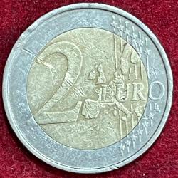 Alternative view of 2 Euros 1st 2002 RARE COIN #S-21