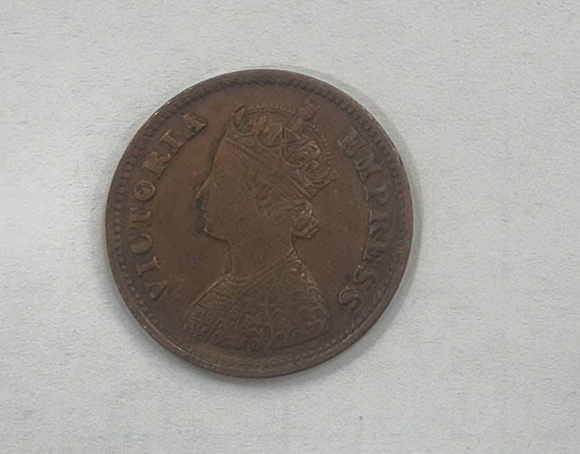 British India ½ Pice 1897 Victoria Rare High Grade Coin # N-403 - Image 2