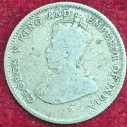 Alternative view of STRAITS SETTLEMCNT 10 CENT GEORGE V 1926 SILVER RARE COIN #S-48