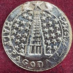 MADRAS PRESIDENCY 1/2 PAGODA FANTASTIC coin big size TOKEN #S-74