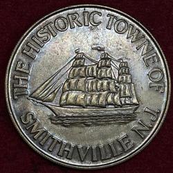 Alternative view of THE ORIGINAL SMITHVILLE INN 1787 ONE DOLLAR RARE COIN #S-71