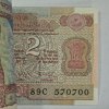 SATELLITE TWO RUPEES GOVERNOR R.N MALHOTRA GEM CHOCOLATE CONDITION SERIAL PACKET - Image 3