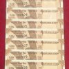 786101-786909 Fancy Number 10 Rupees Rare GEM UNC Rare (9 Pcs Set)