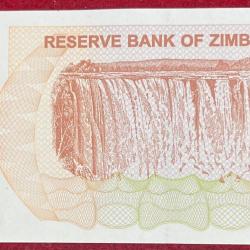 Alternative view of ZIMBABWE 20 DOLLARS UNC BANK NOTE