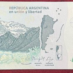 Alternative view of ARGENTINA 50 PESOS UNC BANK NOTE