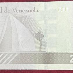 Alternative view of VENEZUELA 200 MIL BOLIVARES UNC BANKNOTE