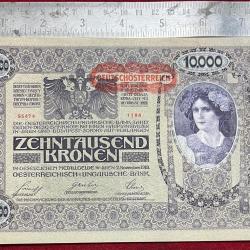 AUSTRAI HUNGARI 1000 KRONEN 1918 BIG SIZE UNC NOTE
