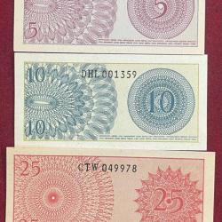 Alternative view of INDONESIA (5 note UNC SET ) OLD ISSUE RARE NOTE