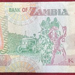 Alternative view of ZAMBIA 1000 KWACHA POLYMER RARE NOTE #B-2