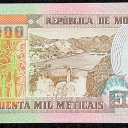 DE MOCAMBIQUE 50000 MIL METICAIS UNC BANK NOTE
