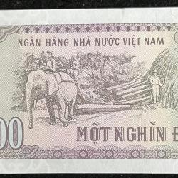 Alternative view of VIETNAM 1000 DONG UNC RARE NOTE