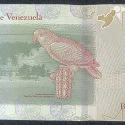Alternative view of VENEZUELA 2 BOLIVARES UNC BANK NOTE