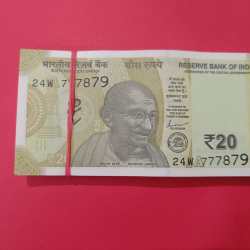 20 Rs 100 Notes Ascending and Descending like 777879,141516,444342 Collecotres Item