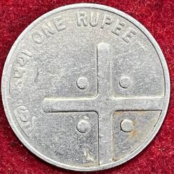 Alternative view of 2004 Cross Coin India Rare Date Extermaly Rare High Grated Coin #I-21