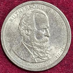 UNITED STATES 1 DOLLAR RUTHERFORD B. HAYES RARE COIN #I-30
