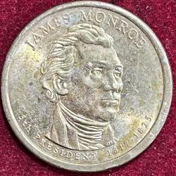 UNITED STATES 1 DOLLAR JAMES MONROE RARE COIN # I-34