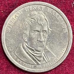 UNITED STATES 1 DOLLAR WILLIAM HENRY HARRISON RARE COIN #I-27