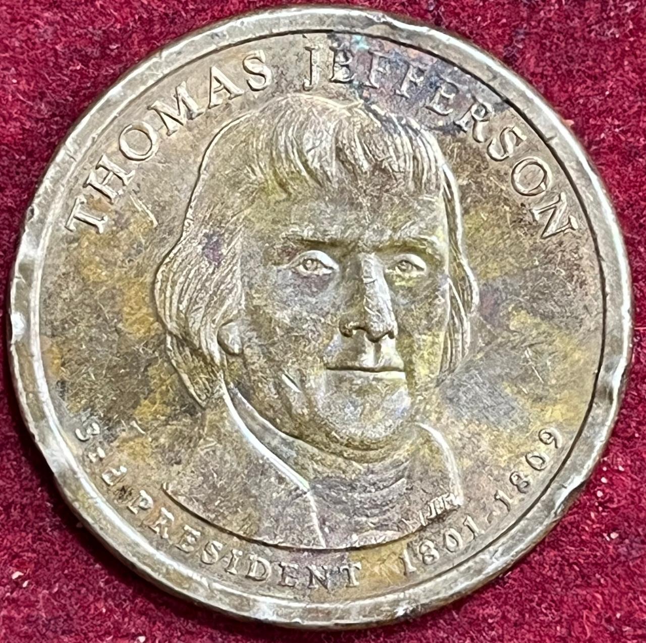 UNITED STATES 1 DOLLAR THOMAS JBFFERSON RARE COIN #I-29