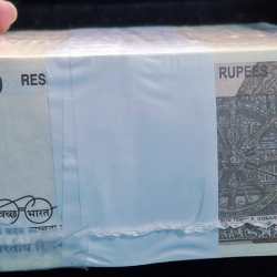 Alternative view of 786001 Series rim 2025 new governor RBI Sanjay Malhotra including 786786 note full pack rim 1000 note