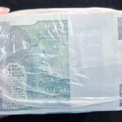 Alternative view of 2020 one rupees sealed pack Rim 1000 note Rare date