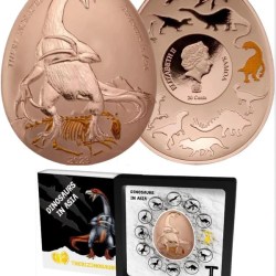 2023 Samoa - Dinosaurs in Asia Series - THERIZINOSAURUS Proof Coin Pack