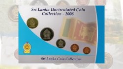 Sri Lanka, 2006, 5 UNC coins in Mint Folder.