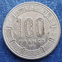 Chad, KM# 2, 100 FRANCS, 1980, Condition as per image.