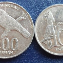 Indonesia, 2 coin set, Condition as per image.