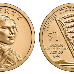 USA, Native Dollar, 2024, Indian Citizenship Act of 1924, KM #799, UNC Condition.