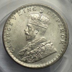 British India George V Half Rupee 1933 Silver Coin Bunc Rare