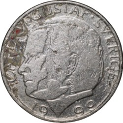 Copper-Nickel 1 Krone of Sweden (AD 1999) of Gustaf VI Adolf