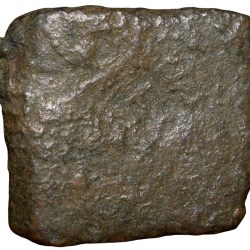 Alternative view of Copper Punch Mark from Ujjaini Region Mauryan Period 2nd - 1st Cen. BC Mahakal Type