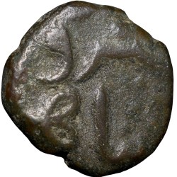 Copper 2/3 Falus of Firuz Shah(AD 1397-1422) of Bahamani Sultanate BH67 Scarce