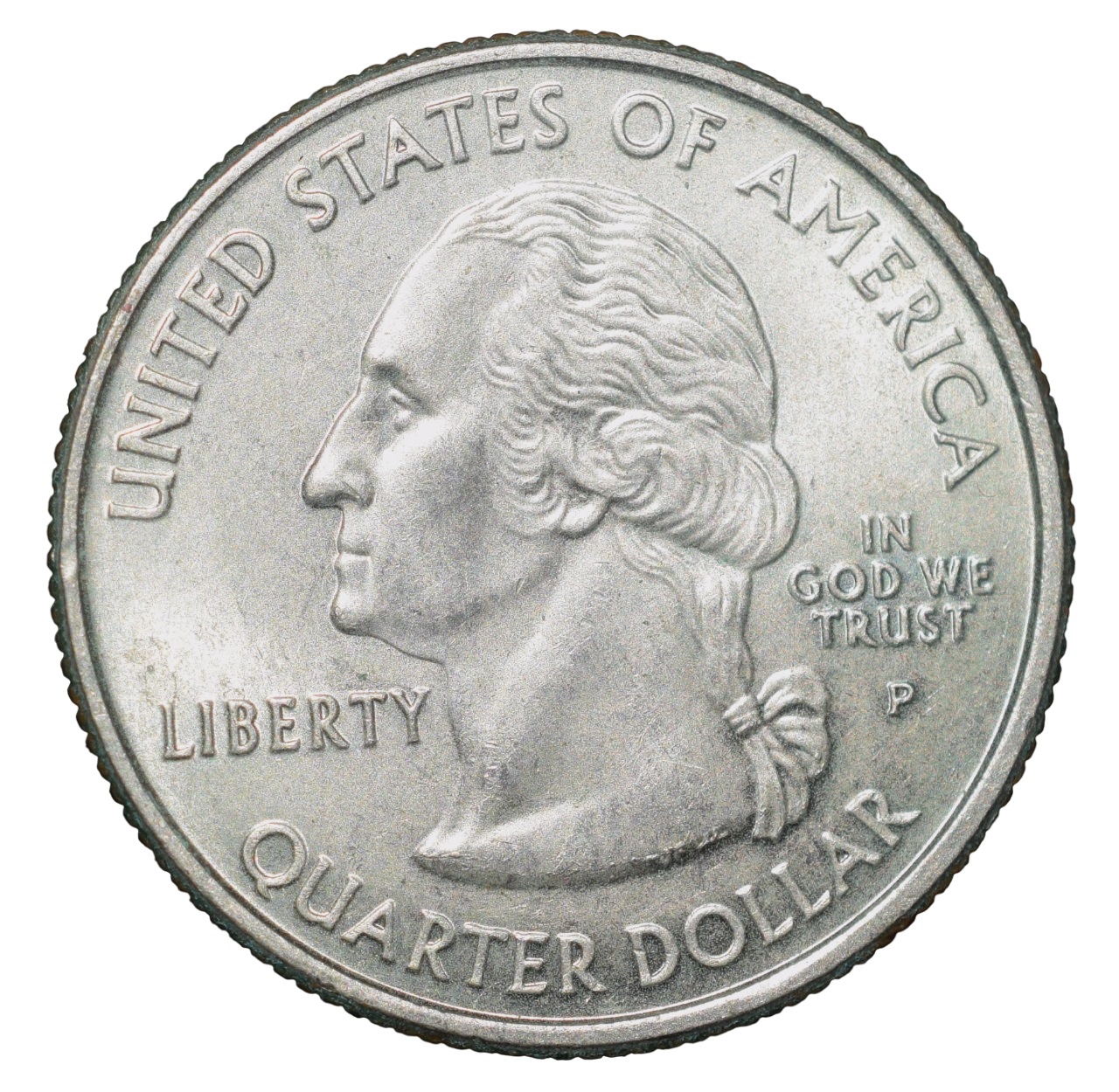 Nickel 1/4 Dollar of United States of America (AD 2006) Commemorative Issue 'South Dakota' State UNC - Image 2