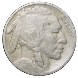 Copper-Nickel 5 Cents of USA (AD 1926) with Standing American Bison Rare