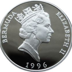 Alternative view of 1 Dollar Queen Elizabeth II Coronation of King George VI Silver Proof Issue Unique and Rare