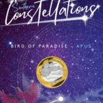 British Antarctic Territory, 2 Pounds, 2022, Southern Constellations - Apus constellation, Bird of Paradise, KM# 55, Bimetal, Mint coin card.