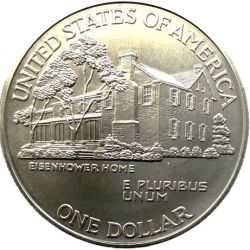 1 Dollar United States of America Eisenhower Centennial Ultra Unique and Rare