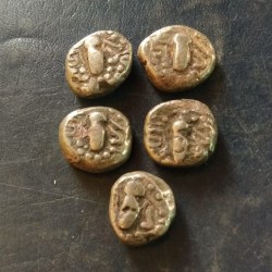 Gadiya paisa billon acient coin very rare