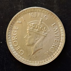 Alternative view of Silver British India King and emperor George vi Denominaton 1₹ Year 1842 Same and similar piece is available