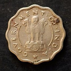 Alternative view of Government of India Denominaton 1 anna Metal copper nickel Same and similar piece available