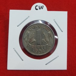 ONE RUPEE COIN 1954