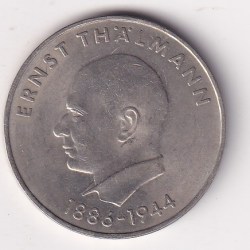 German Democratice 20 Mark 1971 - 85th Birthday of Ernst Thälmann Commemorative issue Rare UNC Coin # I-62