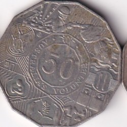 Australia Big Size 50 Cent (3 Coin Set) Commemorative Coin #I-72