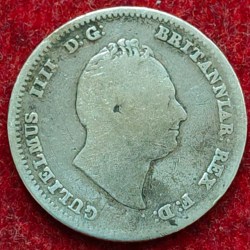 1836 United Kingdom - William IV silver 4 pence (1⁄60) Weight 1.89 g # i53