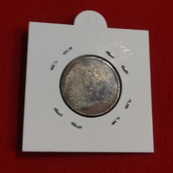 Alternative view of HALF RUPEE SILVER COIN 1938 BOMBAY MINT