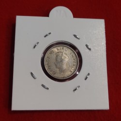 Alternative view of 1/4 RUPEE SILVER COIN 1939 BOMBAY MINT