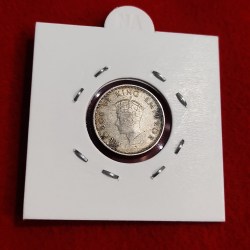Alternative view of 1/4 RUPEE SILVER COIN 1939 BOMBAY MINT