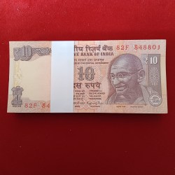 Ten Rs Old Full Bundle Governor Raghuram Rajan 2016 Year Gem Unc Condition 848801